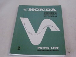 Zeige Details für Parts List Honda CB 250K4 , 350 K4 , 350 P4 , CL350 K4/ gebraucht /Stand 1972 Bild von Parts List Honda CB 250K4 , 350 K4 , 350 P4 , CL350 K4/ gebraucht /Stand 1972