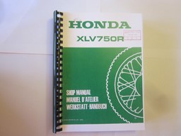 Zeige Details für Werkstatt-Handbuch Honda XLV 750R/ Kopie /Stand 1983 Bild von Werkstatt-Handbuch Honda XLV 750R/ Kopie /Stand 1983