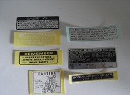 Show details for Aufkleberset CB 750 Four Picture of Aufkleberset CB 750 Four