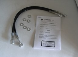 Show details for Stahlflex Bremsleitung Set mit ABE / 2 teilig schwarz flacher Lenker Honda CB 400 500 750 Four Picture of Stahlflex Bremsleitung Set mit ABE / 2 teilig schwarz flacher Lenker Honda CB 400 500 750 Four