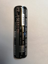 Show details for Typenschild CB500Four Picture of Typenschild CB500Four