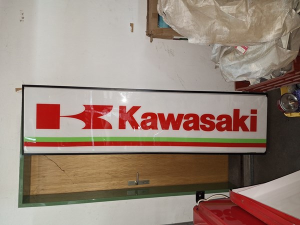 Bild von Kawasaki Leuchtreklame  2,0 x 0,54 x 0,14m gebraucht
