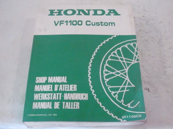 Bild von Werkstatthandbuch Shop Manual Honda VF 1100 Custom  66MB400