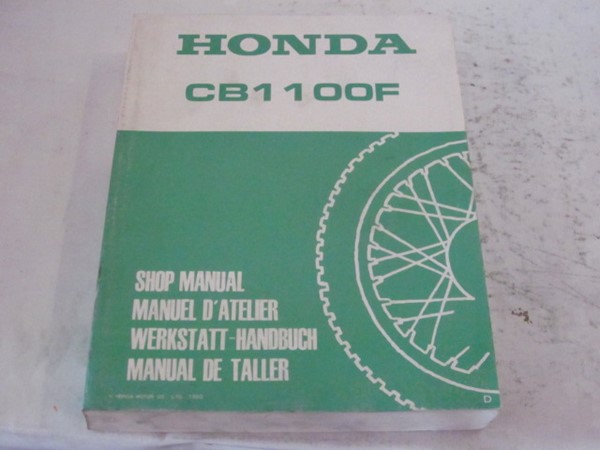 Picture of Werkstatthandbuch Shop Manual Honda CB 1100F  66MG500