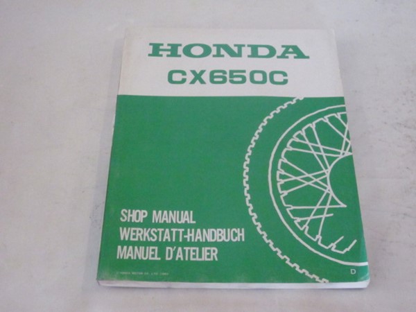 Bild von Werkstatthandbuch Shop Manual CX 650C  67ME200Z