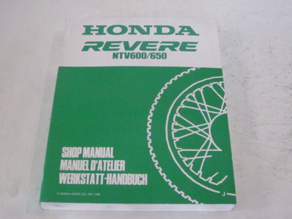 Bild von Werkstatt-Handbuch Honda NTV 600/650/ gebraucht /Stand 1988