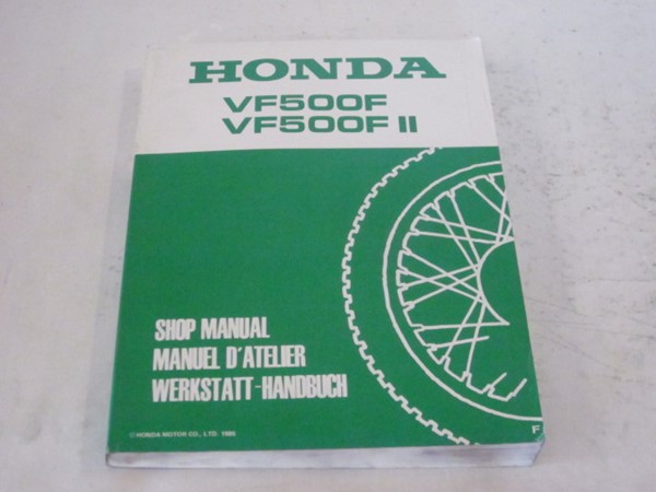 Bild von Werkstatt-Handbuch Honda VF 500F,FII/ gebraucht /Stand 1985