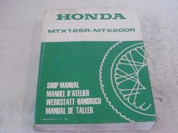 Picture of Werkstatthandbuch Shop Manual MTX 125R / MTX 200R  66KE100