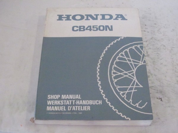 Bild von Werkstatt-Handbuch Honda CB 450N/ gebraucht /Stand 1985
