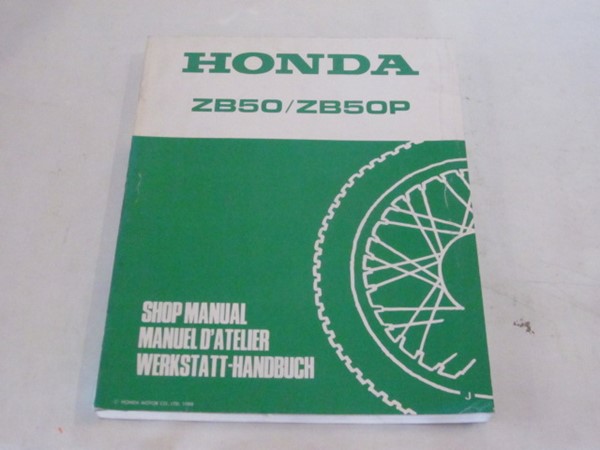 Bild von Werkstatthandbuch Shop Manual ZB 50 / ZB 50P  67GS900