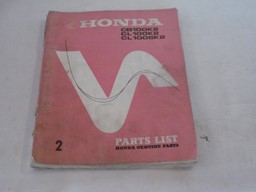 Bild von Parts List Honda CB 100K2 , CL 100K2, CL 100SK2/ gebraucht /Stand 1972