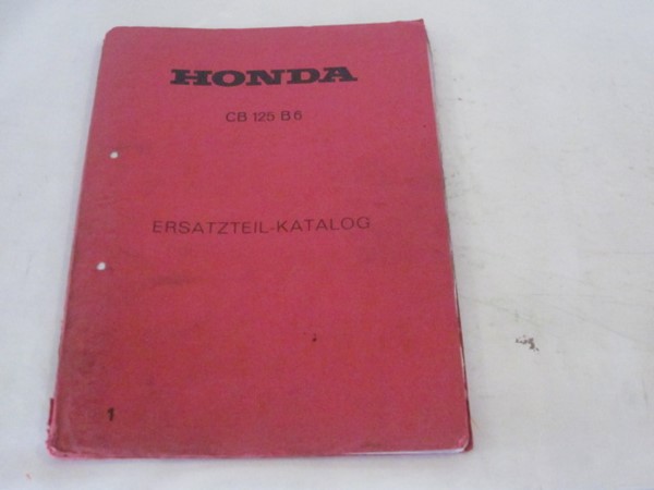 Bild von Ersatzteile-Katalog Honda CB 125 B6/ gebraucht /___________________________