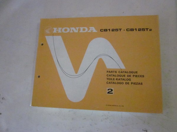 Bild von Teile-Katalog Honda CB 125T, CB 125T2/ gebraucht /Stand 1978