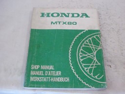 Bild von Werkstatt-Handbuch Honda MTX 80 / gebraucht /Stand 1982