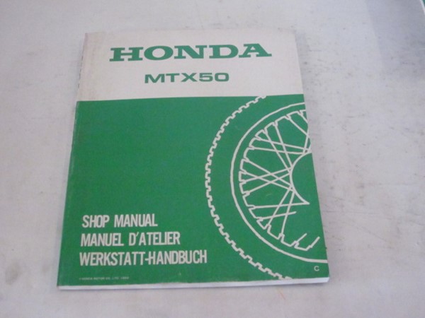 Bild von Werkstatt-Handbuch Honda MTX 50/ gebraucht /Stand 1982