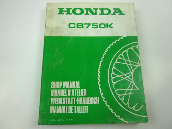Bild von Werkstatthandbuch Shop Manual HondaCB 750K  6642500