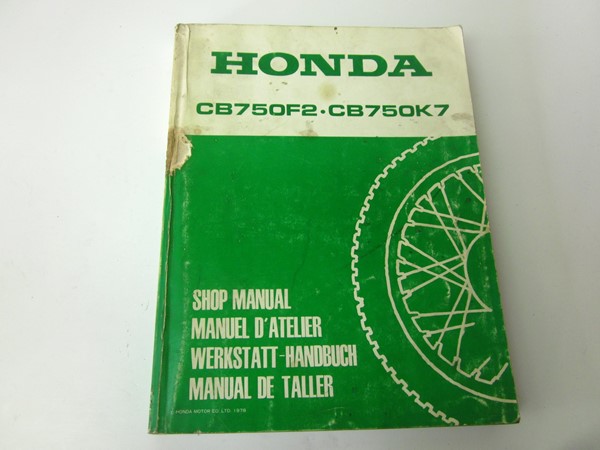 Picture of Werkstatthandbuch Shop Manual CB 750F2 / CB 750K7  6641000