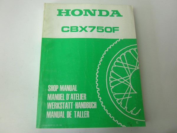 Picture of Werkstatthandbuch Shop Manual CBX 750F  66MJ000