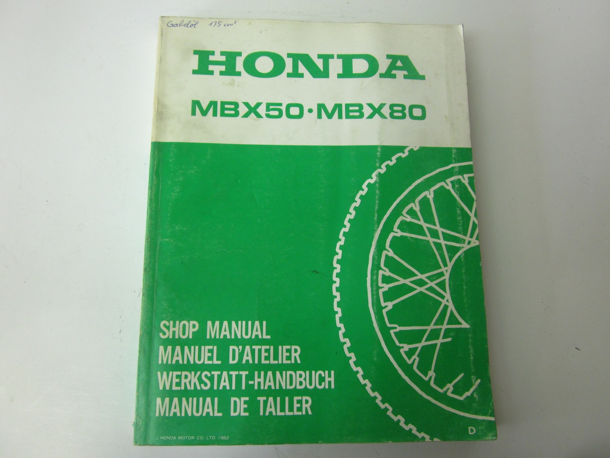 Picture of Werkstatthandbuch Shop Manual MBX 50 / MBX 80  66GE300