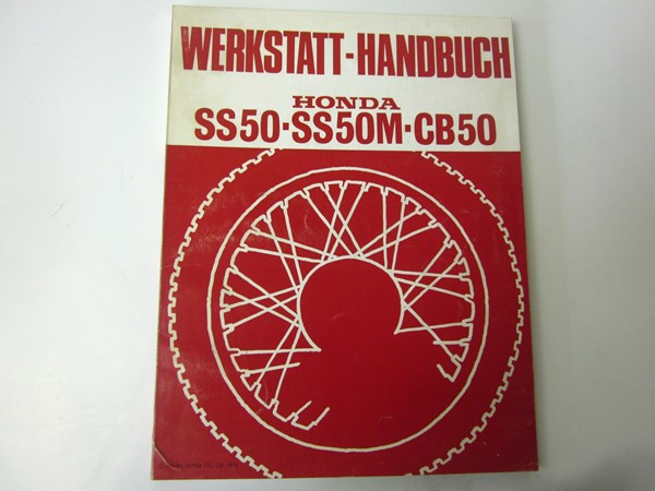 Picture of Werkstatthandbuch SS 50 / SS 50M / CB 50  640511