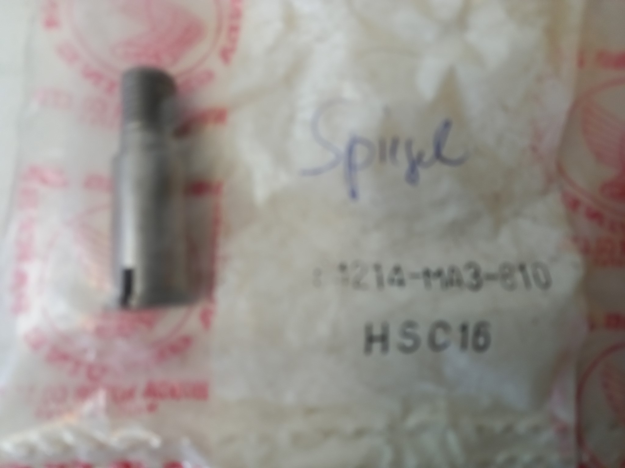 Picture of Honda  Bolt, Mirror Plug  64214-MA3-810