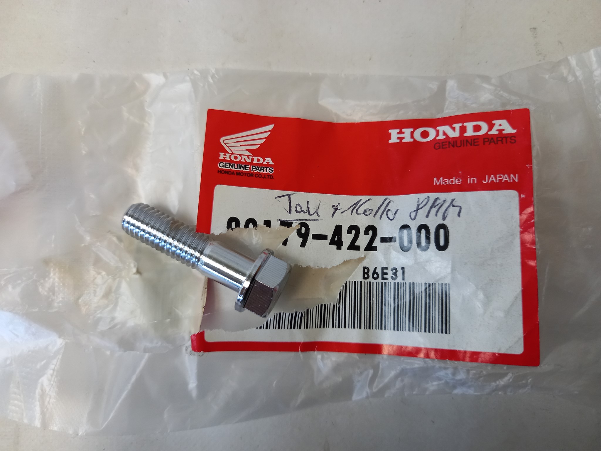 Picture of Honda  Bolt, Flange, chrom 8x30  90179-422-000
