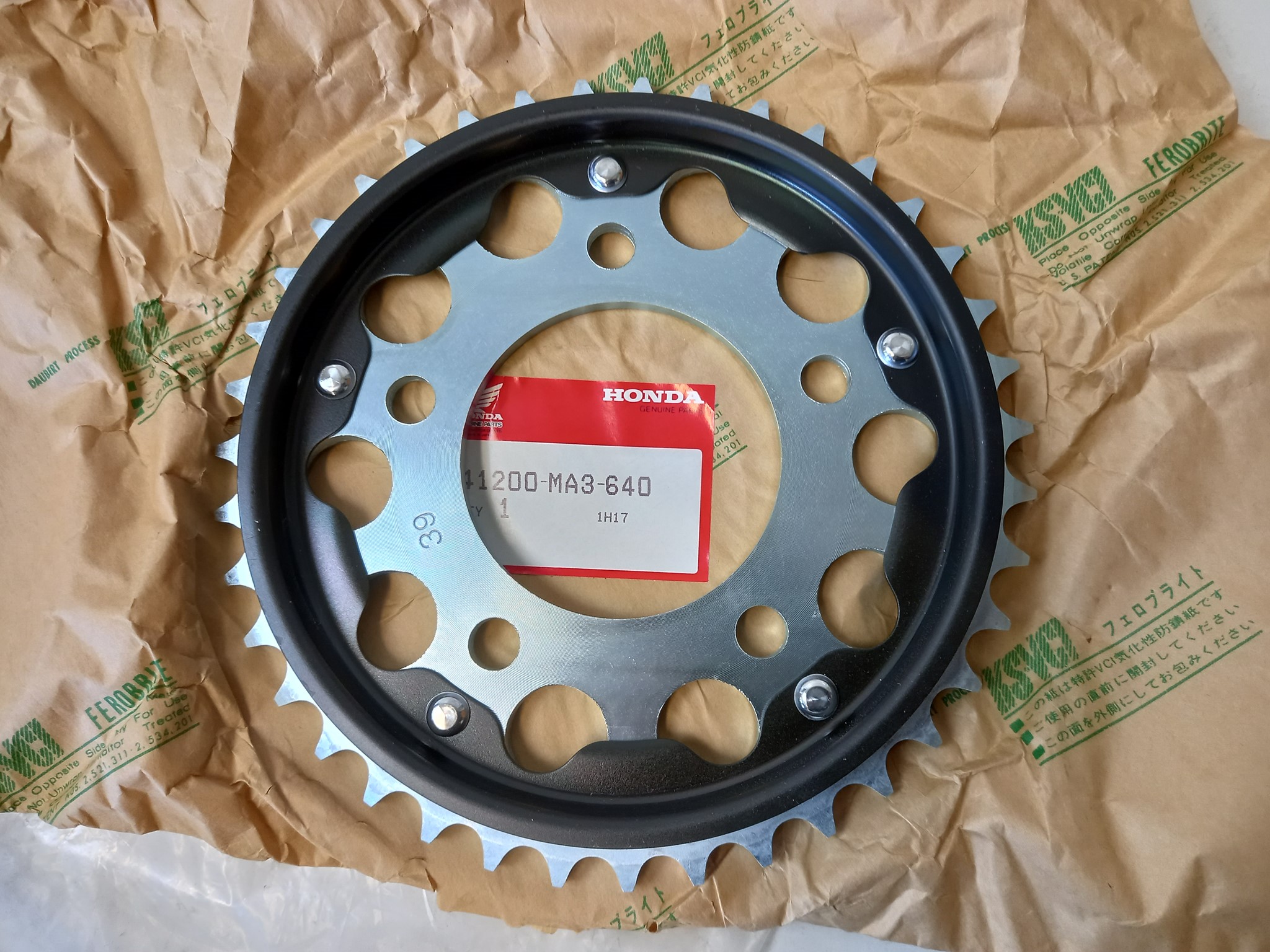 Picture of Honda  SPRKT, Drive, 39T  41200-MA3-640