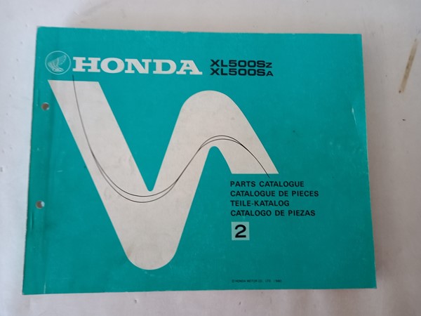 Bild von Honda  XL500S  Ersatzteileliste  13435Z42