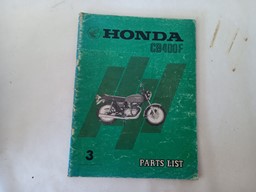 Bild von Honda  CB400Four  Ersatzteileliste  2437703