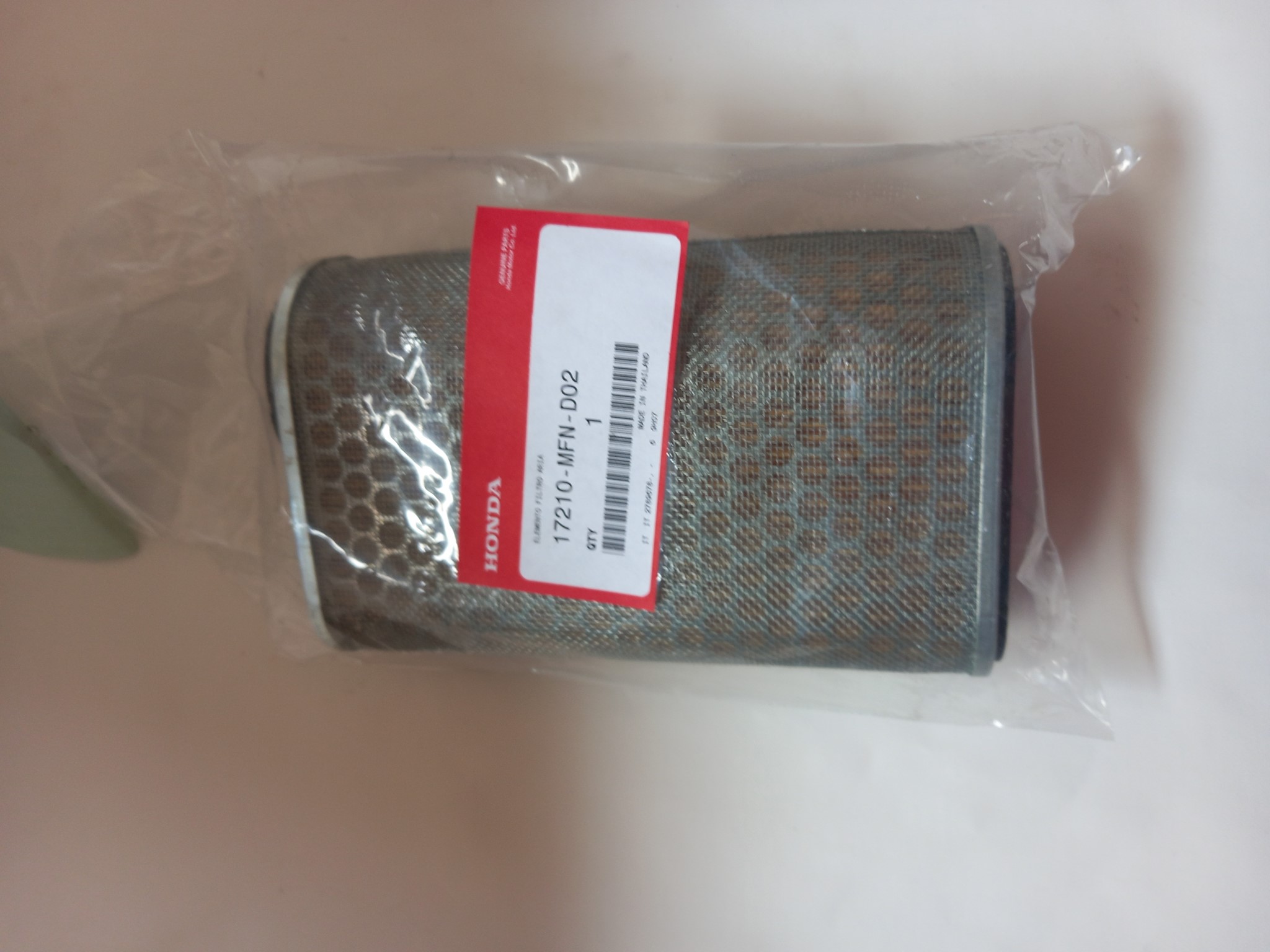 Picture of Honda  EINSATZ, LUFTFILTER  17210-MFN-D02