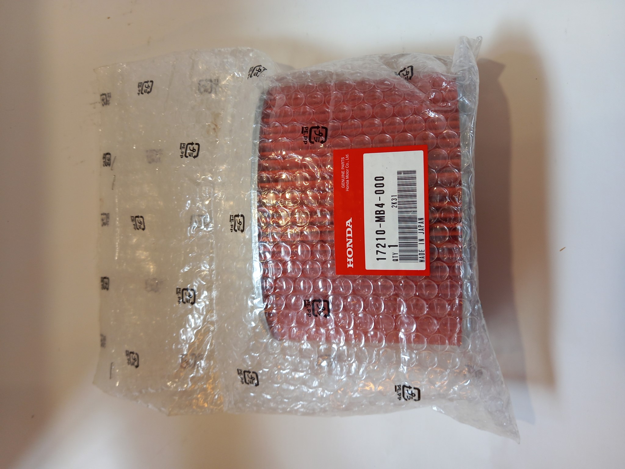 Picture of Honda  LUFTFILTERELEMENT  17210-MB4-000