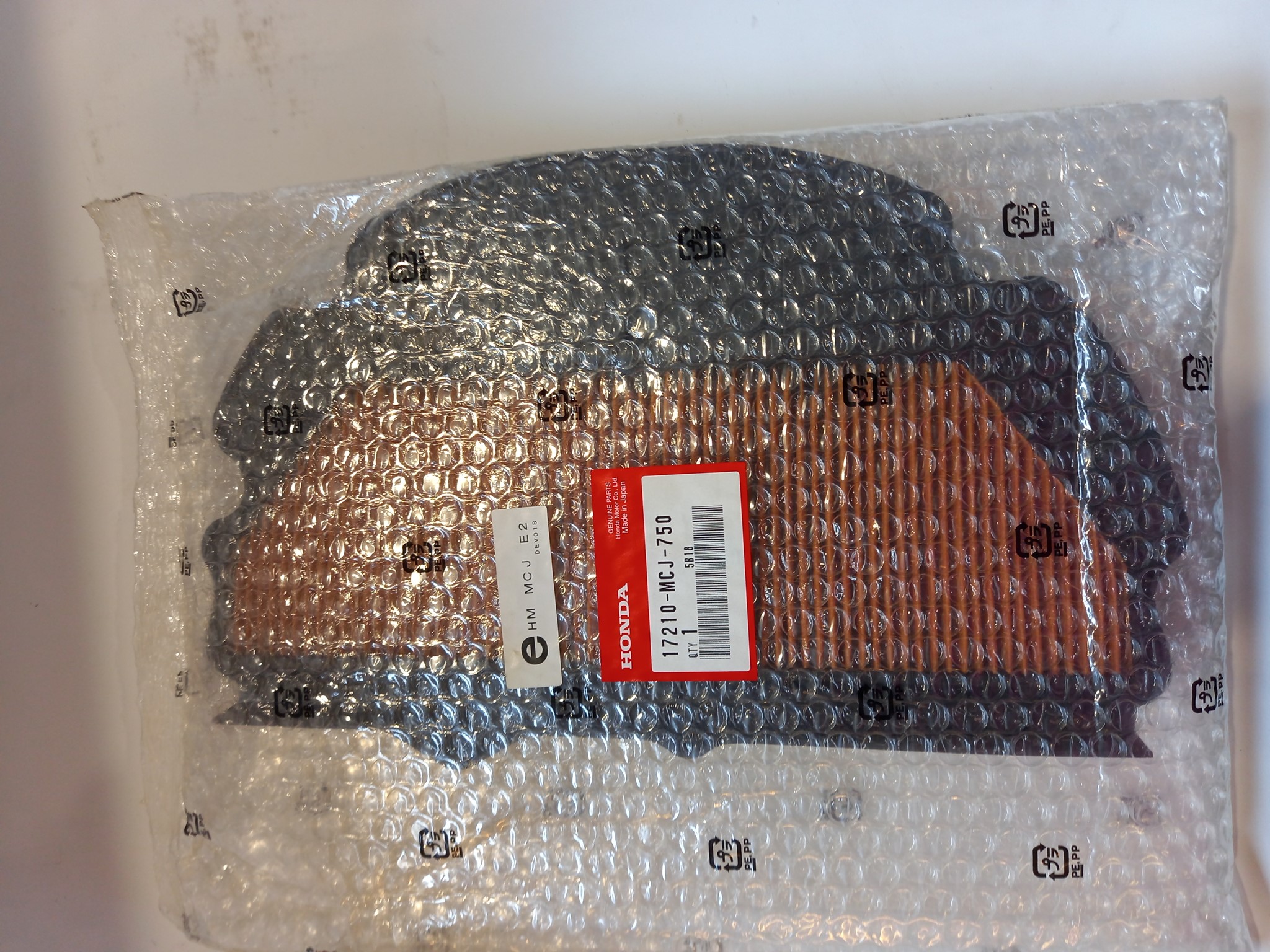 Picture of Honda  EINSATZ KOMPL., LUFTFILTE  17210-KFG-010