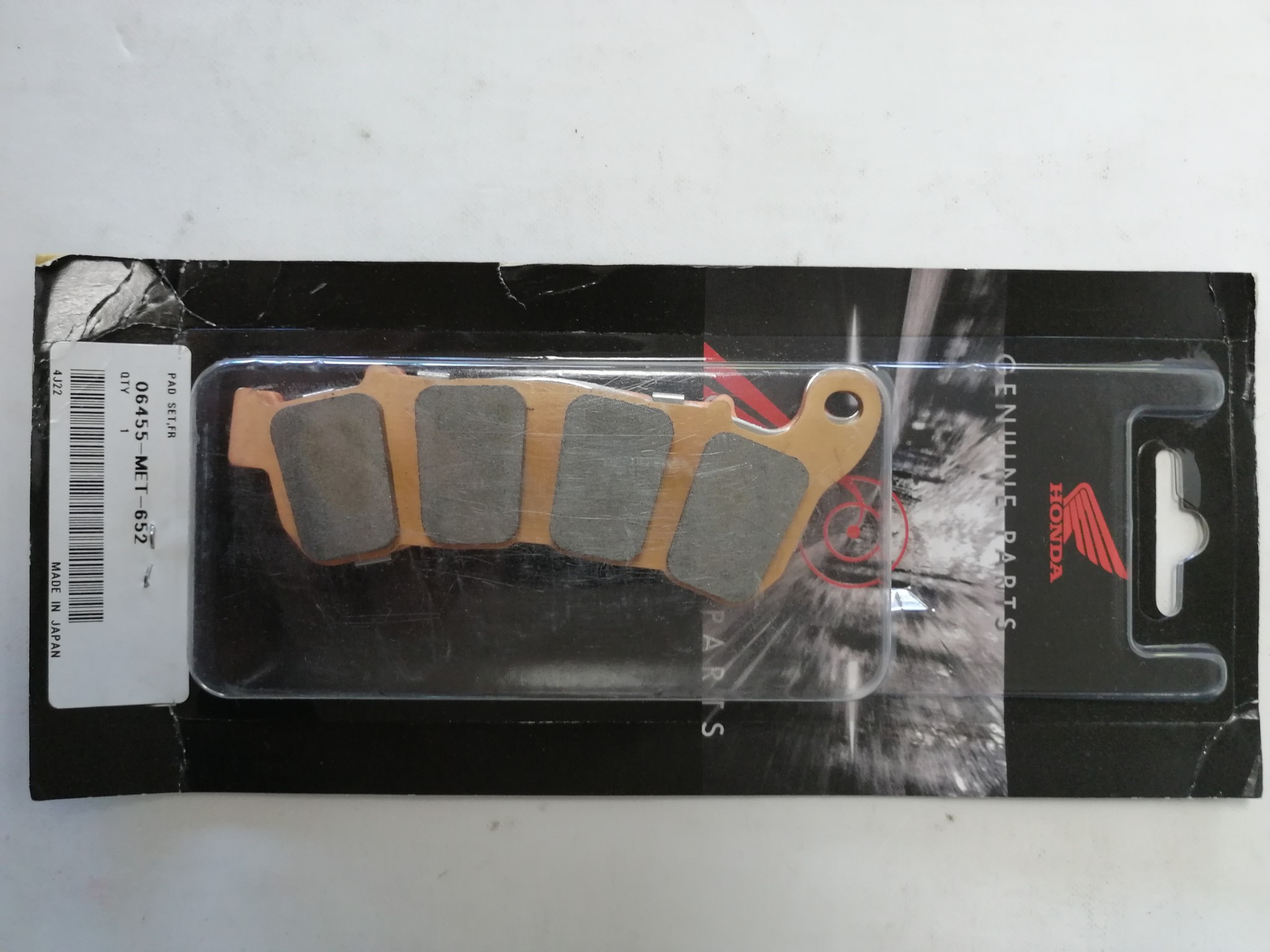 Picture of BREMSBELAG VORNE    06455-MET-652