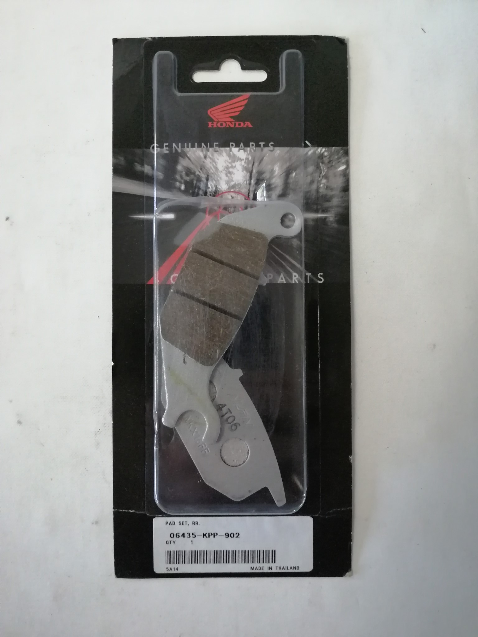 Picture of BREMSKLOTZ SATZ, H.  CBR125RW  06435-KPP-902